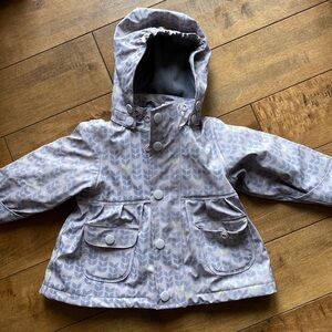 Mini A Ture Copenhagen coat lilac with pink zipper 9M